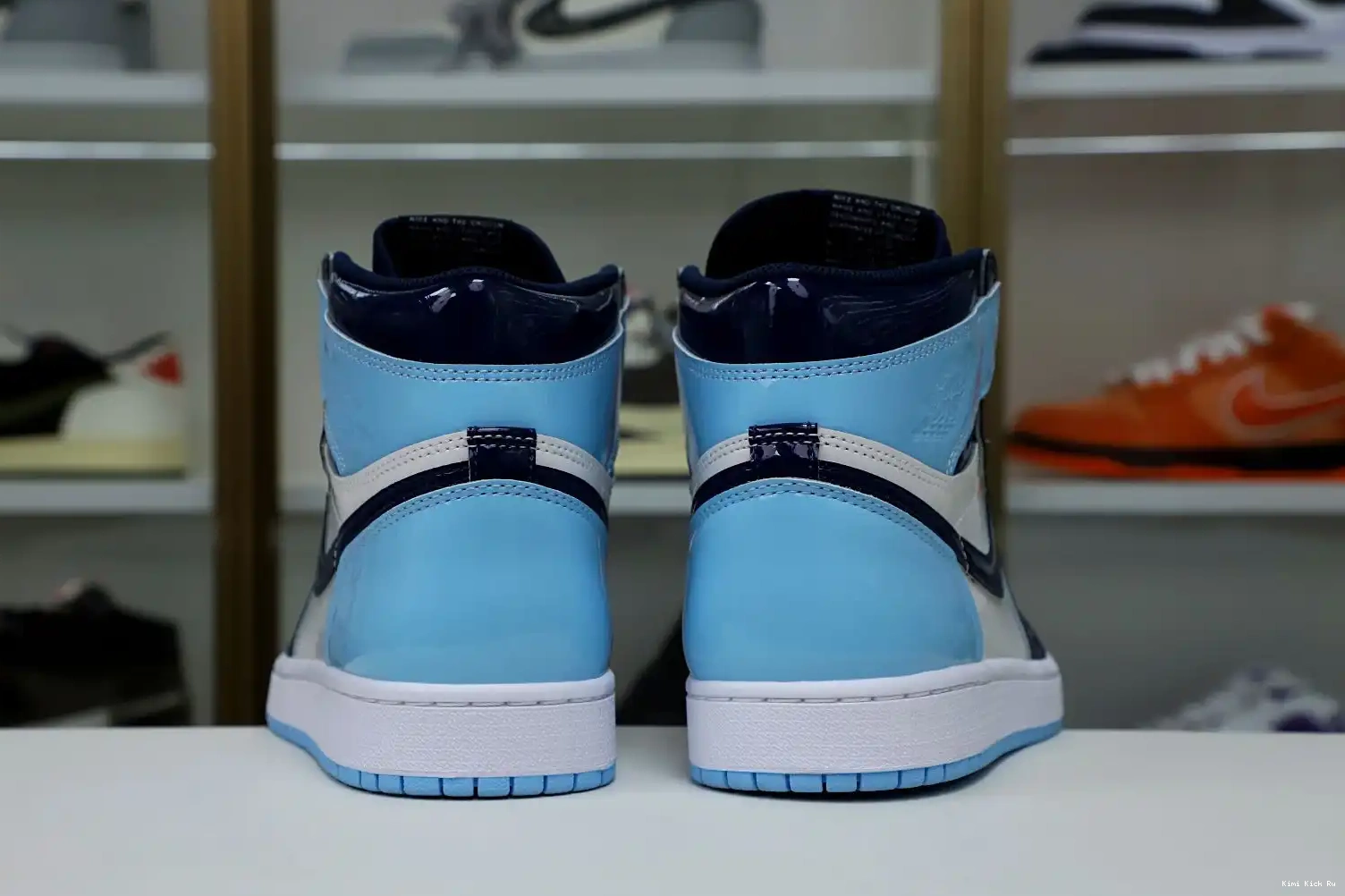 1 JORDAN WMNS 'BLUE AIR CHILL' RETRO Kimikick OG HIGH 0812